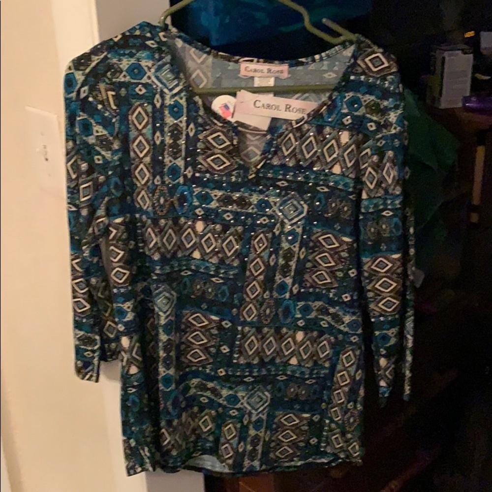 COPY - Carol Rose blouse, new with tags, medium